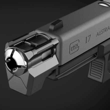 Image of Tyrant Designs CNC Glock Compensator