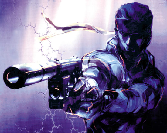 Image showing Solid Snake with Mark 23