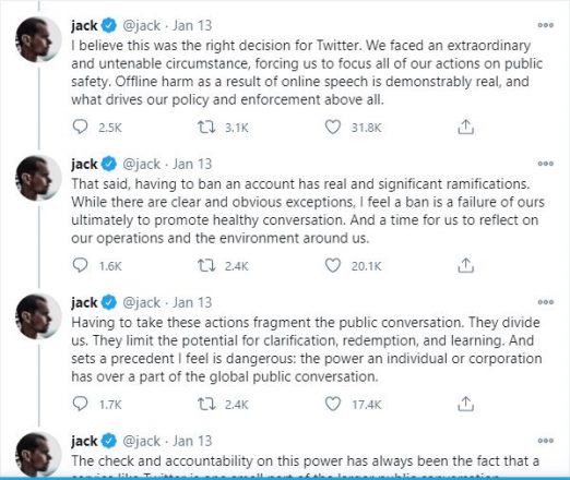 jack dorsey trump tweet censorship