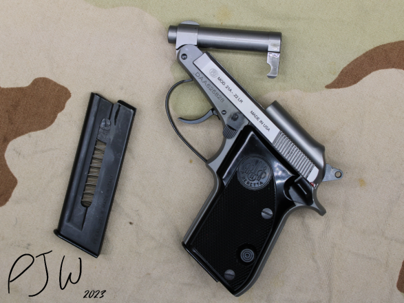 Pocket Pistol Roundup Beretta 21A Magazine and Barrel