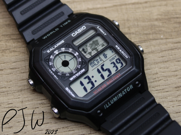 AE-1200 killer is here lads, same case - new face, and a navy blue colorway  (WS-1600H-2AV) : r/casio
