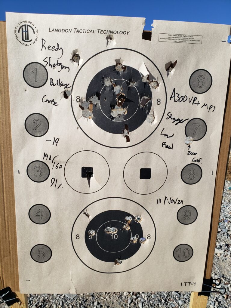 Reedy Shotgun Bullseye Course